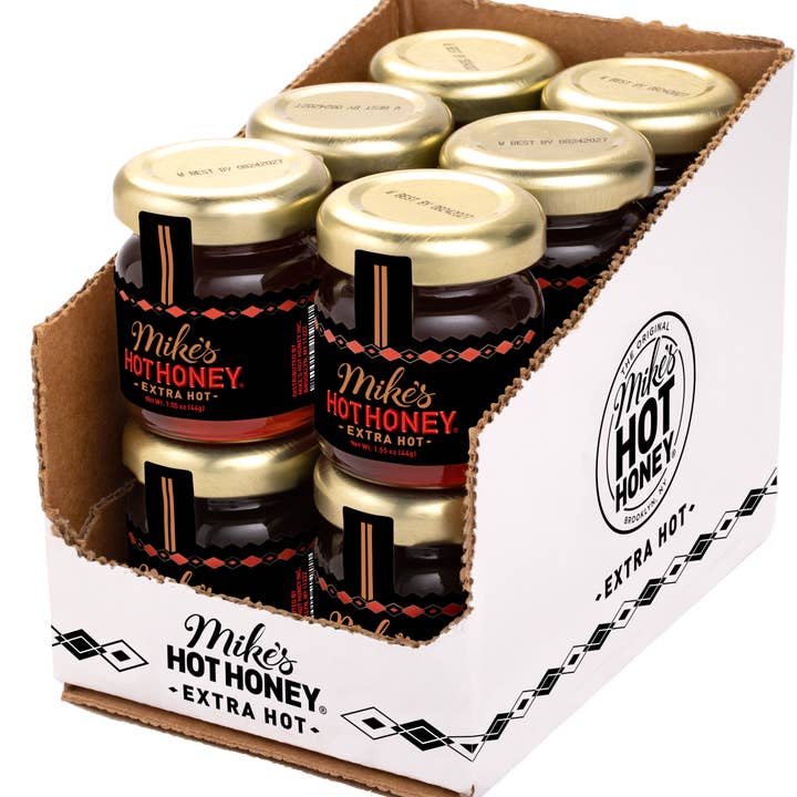 Mike's Hot Honey - Wholesale Honey - NEW Mike's Hot Honey EXTRA HOT 1.55oz Mini Jar (12ct)