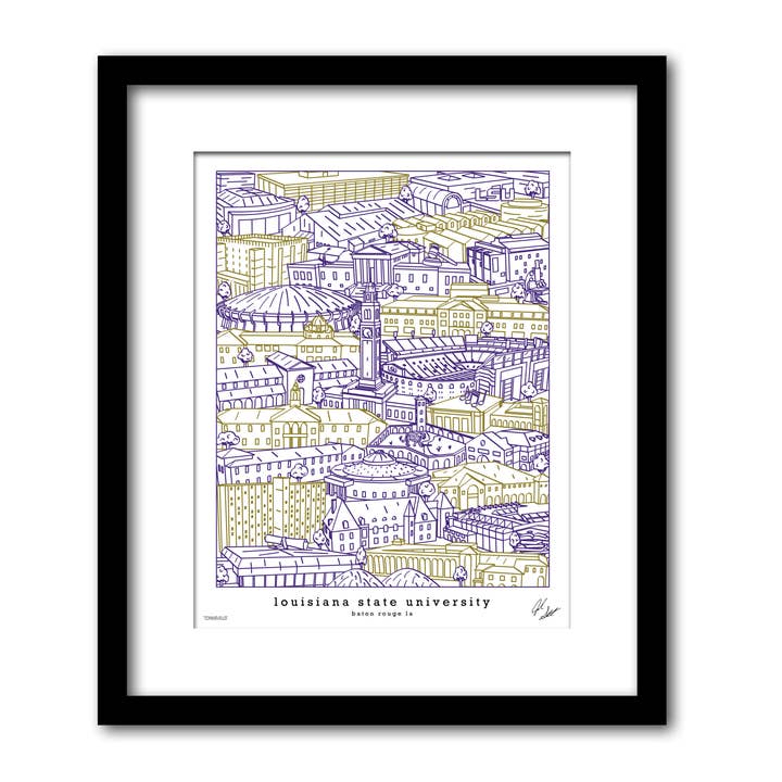 Opere d'arte del campus della Louisiana State University per la vendita all'ingrosso da parte di Townsville Art