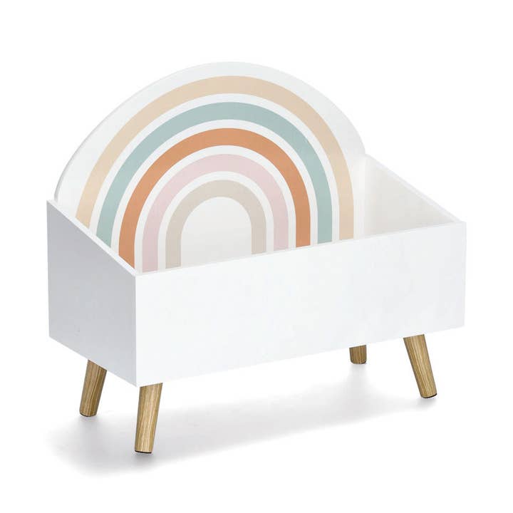 colorful Children's storage chest "Rainbow", MDF/pine for wholesale on Faire0