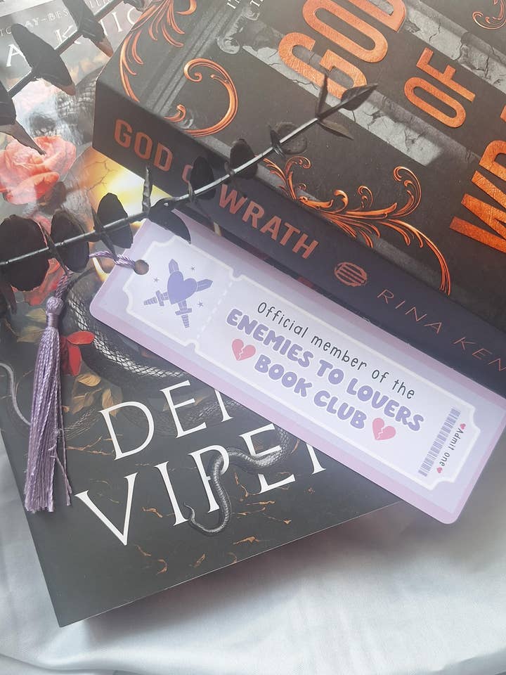 Enemies To Lovers Bookmark - Bookish Gift for wholesale by Bookish Club UK