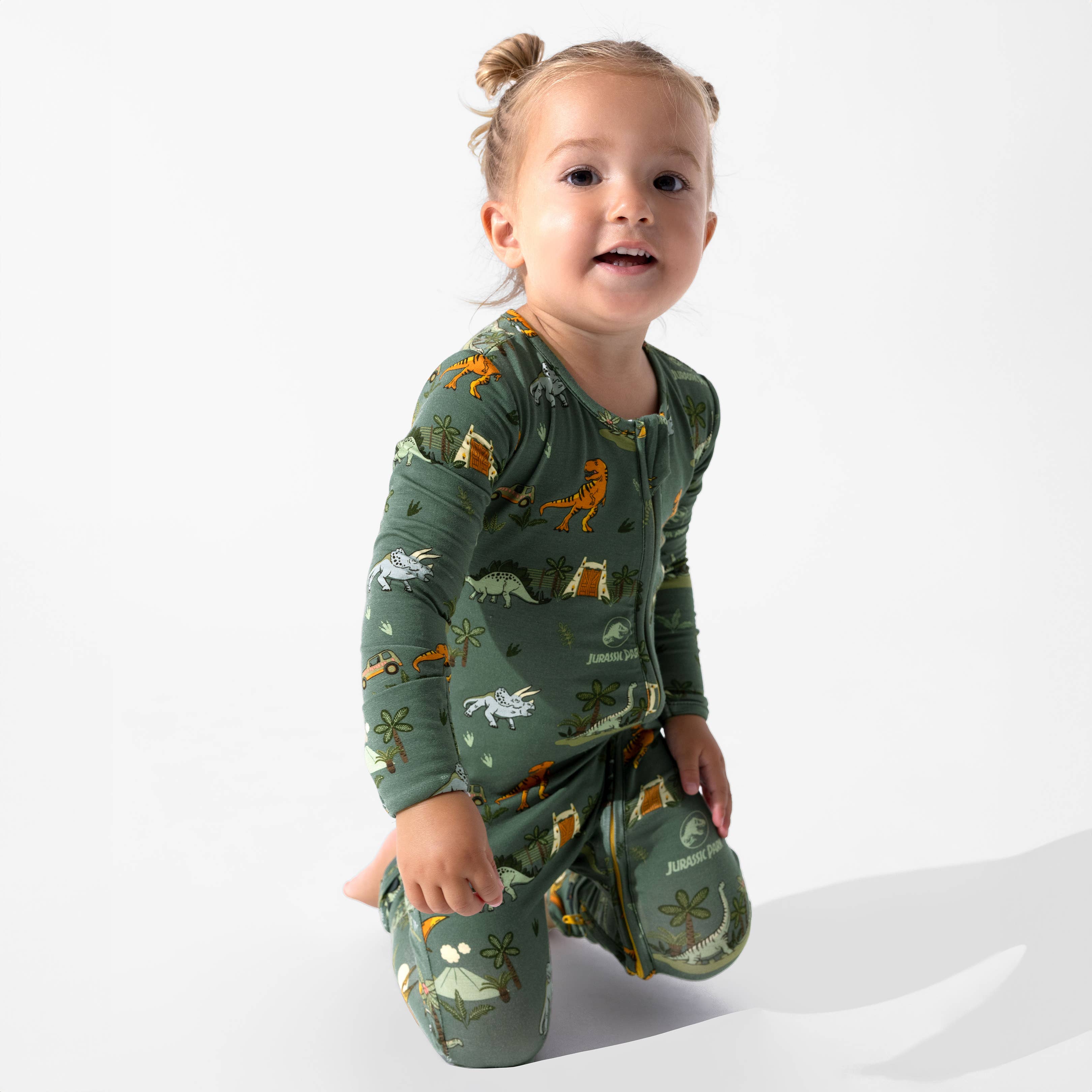 Bellabu Bear - Wholesale Sleepsuit - Baby - Jurassic Park: Safari Bamboo Convertible Footie3