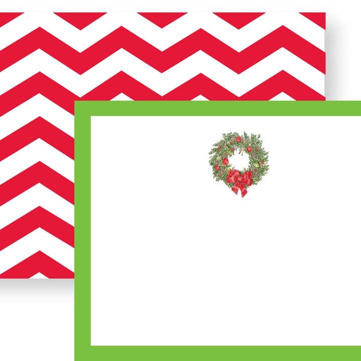 WEIHNACHTSKRANZ BOUTIQUE-FLACHE KARTEN für den Großhandel von Donovan Designs