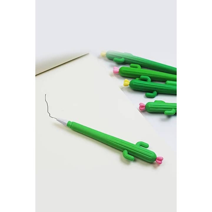 MIX COLOR Cactus Gel Pen for wholesale on Faire3