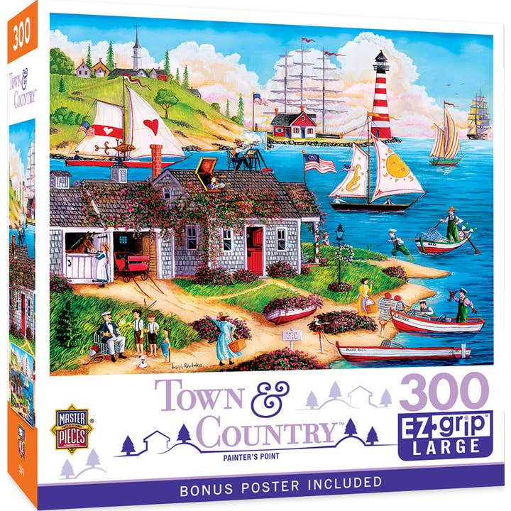 Town & Country - Painter's Point 300 Piece EZ Grip Puzzle for wholesale by Masterpieces Puzzles