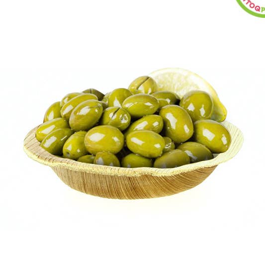 Mini Palm Leaf Skål (10Ø) for engroshandel hos PUNTOQPACK