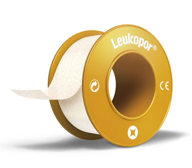 Beautyexpert-shop – wholesale Fake lash applicator – Leukopor® - fixing tape, micropore adhesive tape 1.25 cm x 5 m (white)1