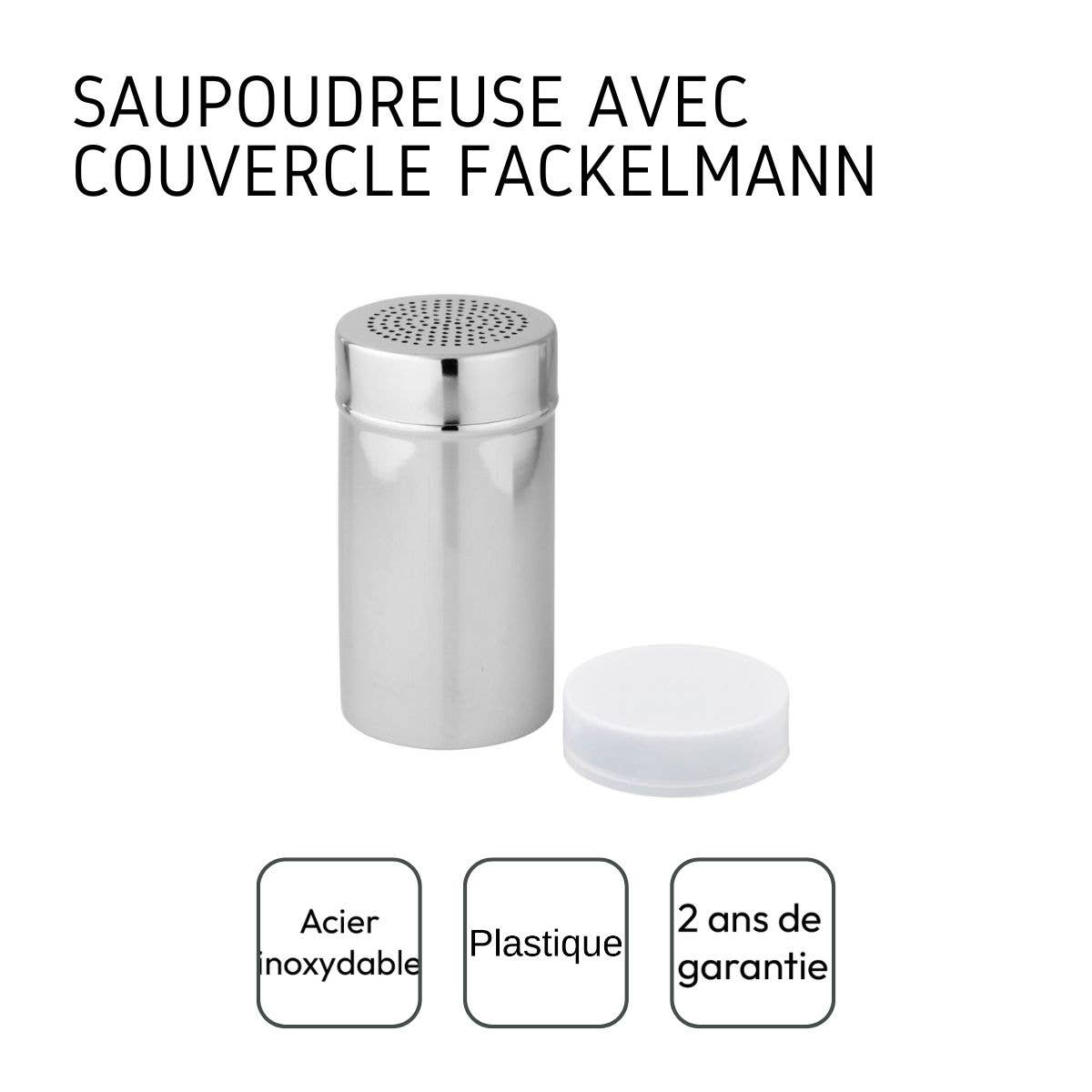 Fackelmann - Wholesale Kitchen tool/gadget - Fackelmann Divers kitchen shaker with lid2