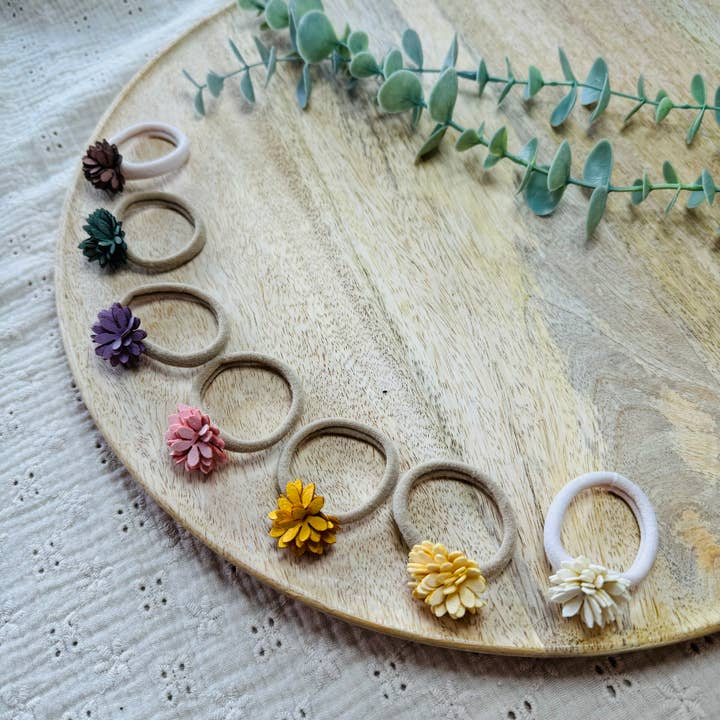 Flower Rubber Bands  for wholesale by Bibi Kidz