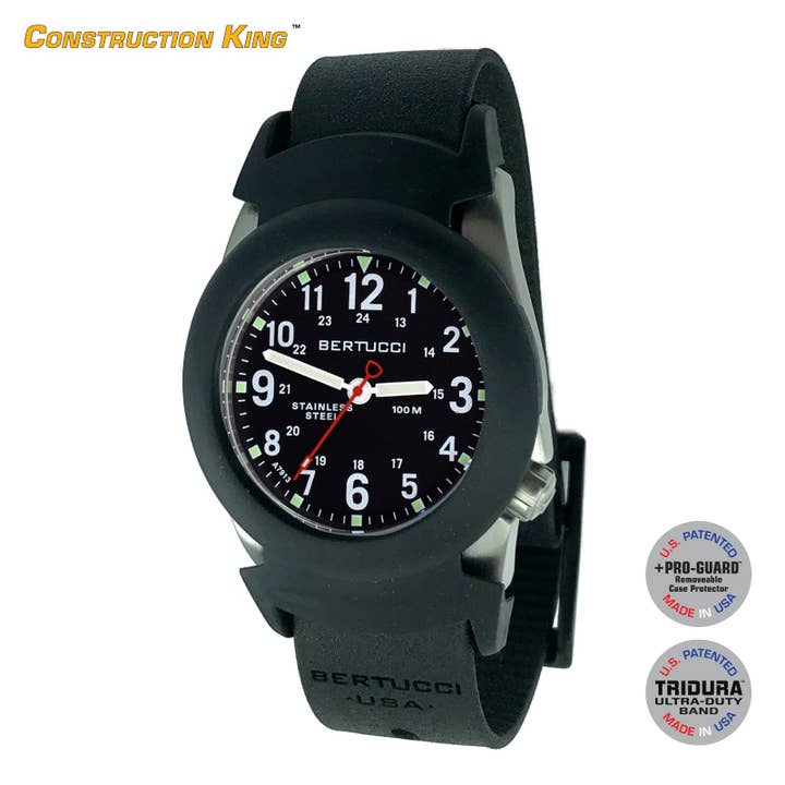 A-2S Construction King Zwarte Wijzerplaat Tridura Band Pro-Guard voor wholesale door Bertucci