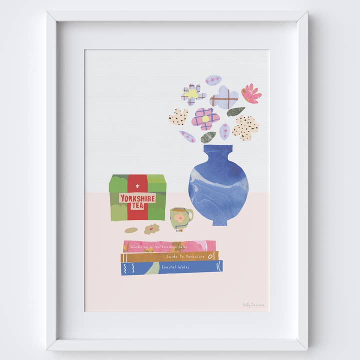 Yorkshire stilleben scen - A3 Print för wholesale av Holly Francesca