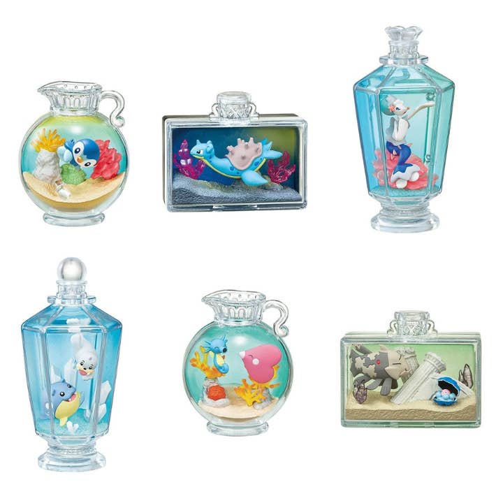 Kouhigh INC - Wholesale Decorative Figurine - Re-Ment Pokémon Aqua Bottle Collection Vol.2 Blind Box - Memories on the Shiny Shore