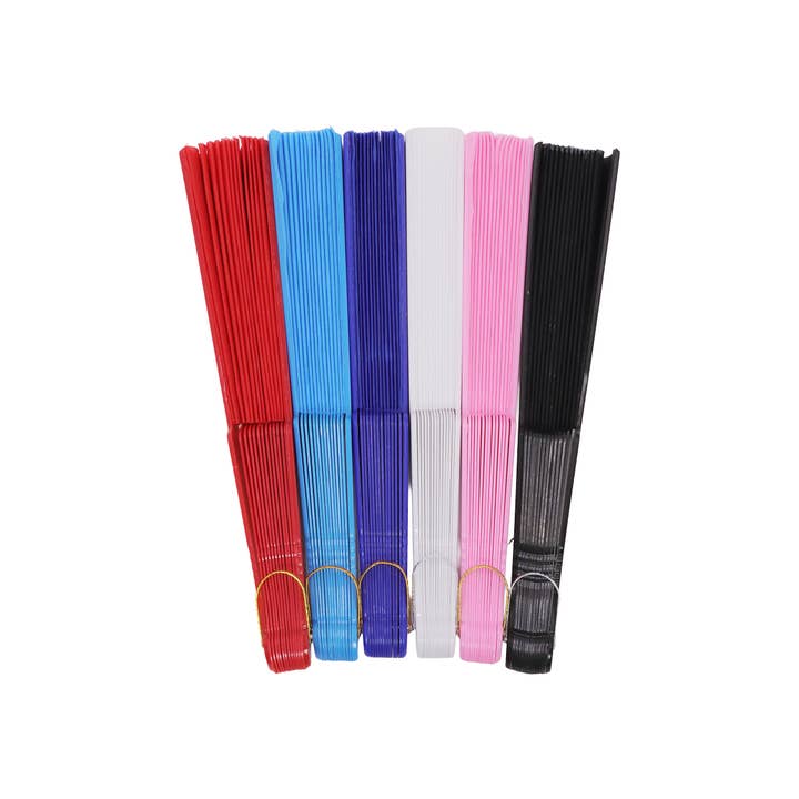 SORTIDAS Leque Dobrável Oriental Monocromático Sólido de Mão para venda a revendedores na Faire4