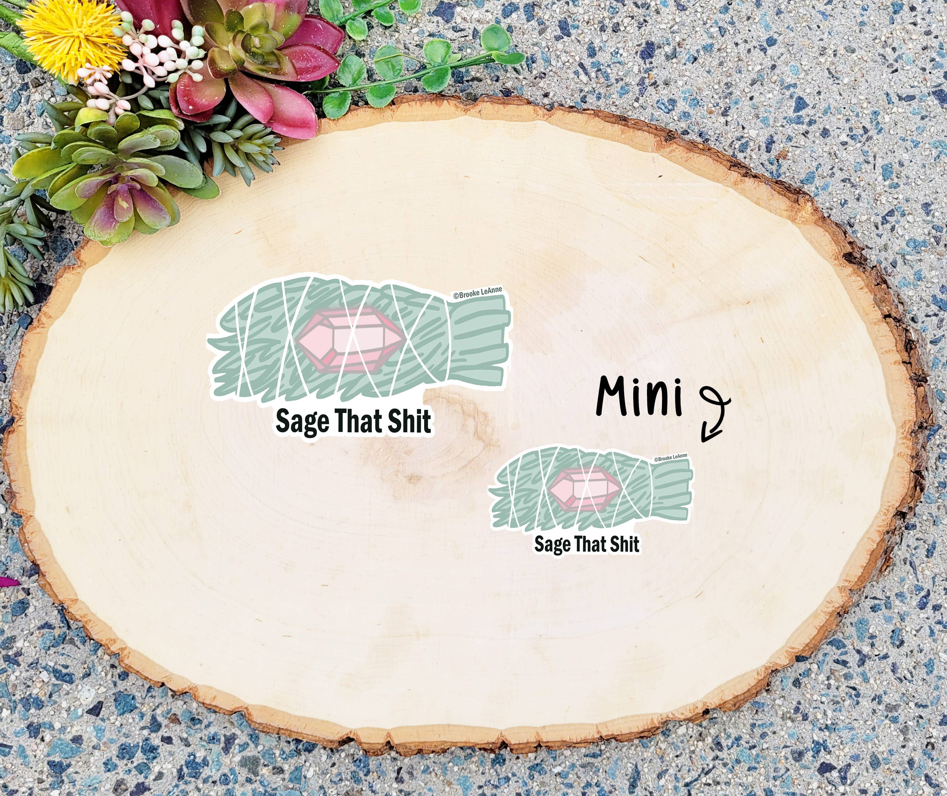 Brooke LeAnne – Großhandel Aufkleber – Sage That Vinyl-Aufkleber5