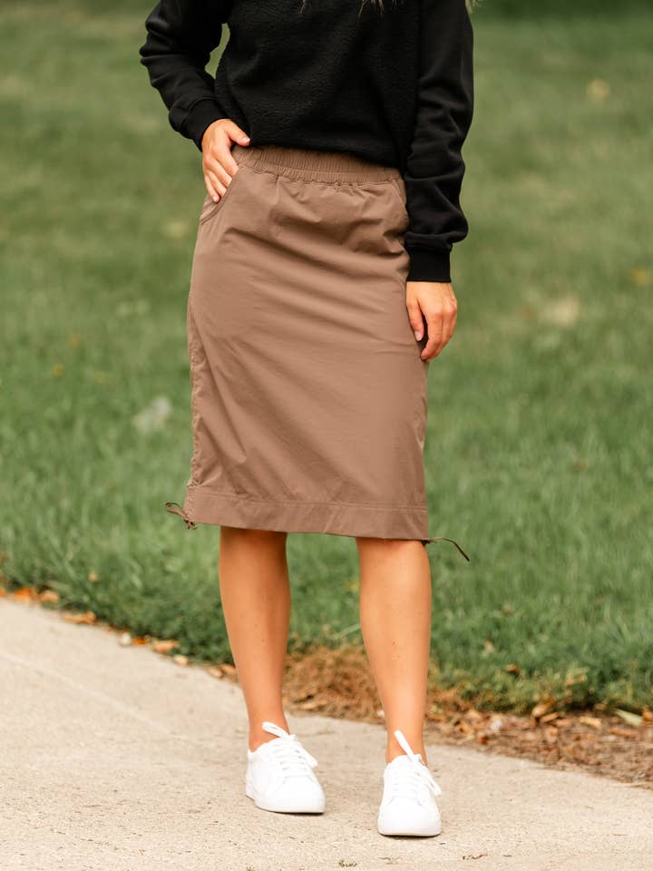 Inherit Clothing Company – Engroshandel Nederdel - Dame – Andie Vandring Midi Nederdel