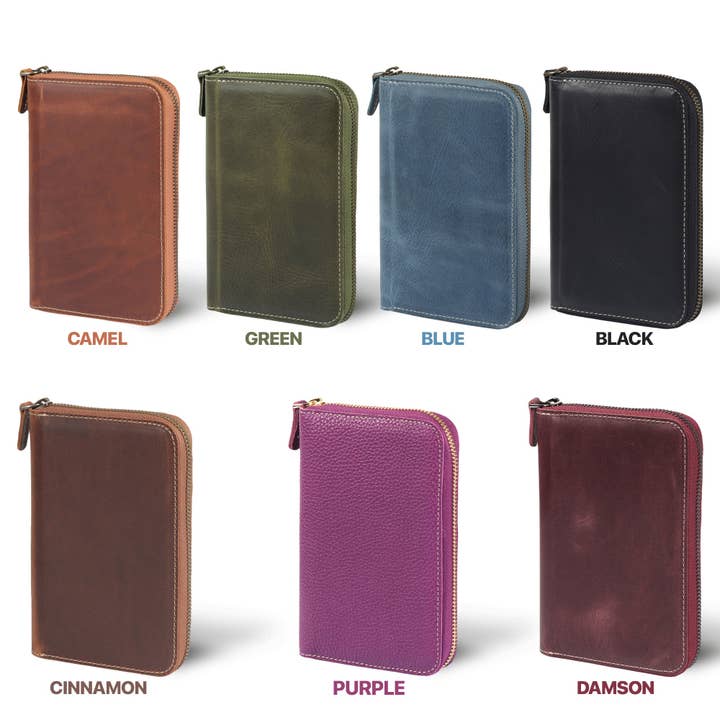 Londo - Wholesale Pencil Case/Pouch - Londo Genuine Leather Padfolio with Pencil Holder - 5 Slot7