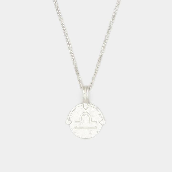 Baby Zodiac Necklace in Silver for Her for wholesale by Deux Lions Jewelry