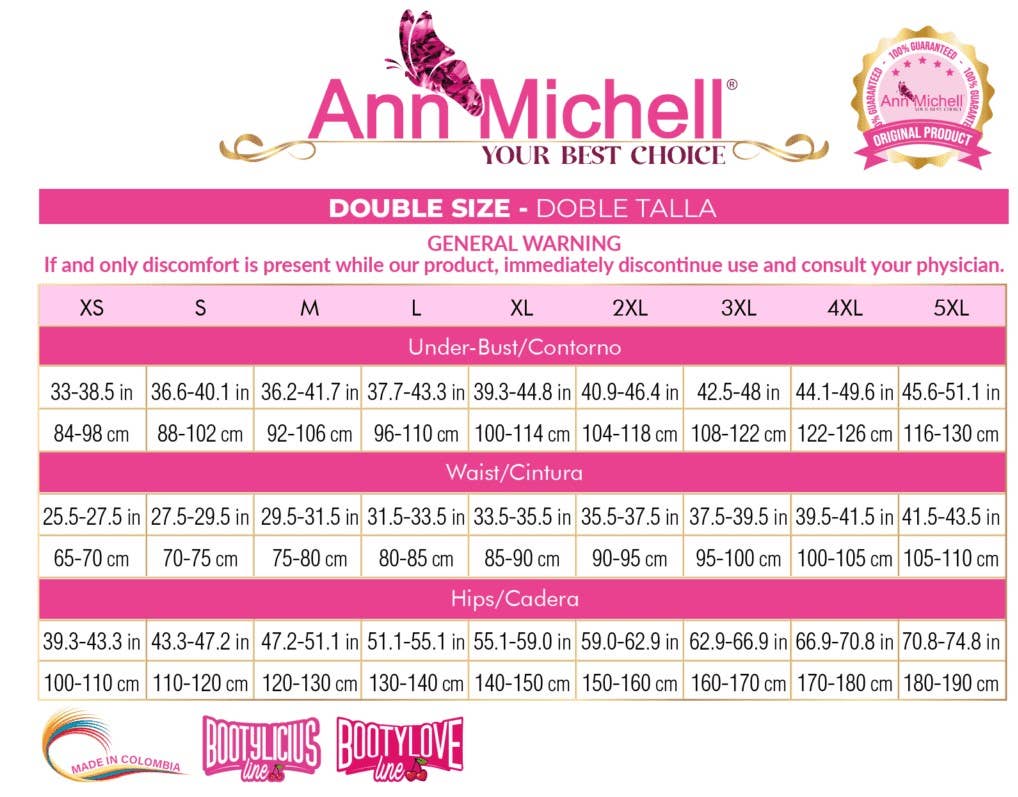 Lingerie Mart - Wholesale Corset - Women's - Ann Michell Ultra Band Extreme Waist Trainer w/Zipper AM10064