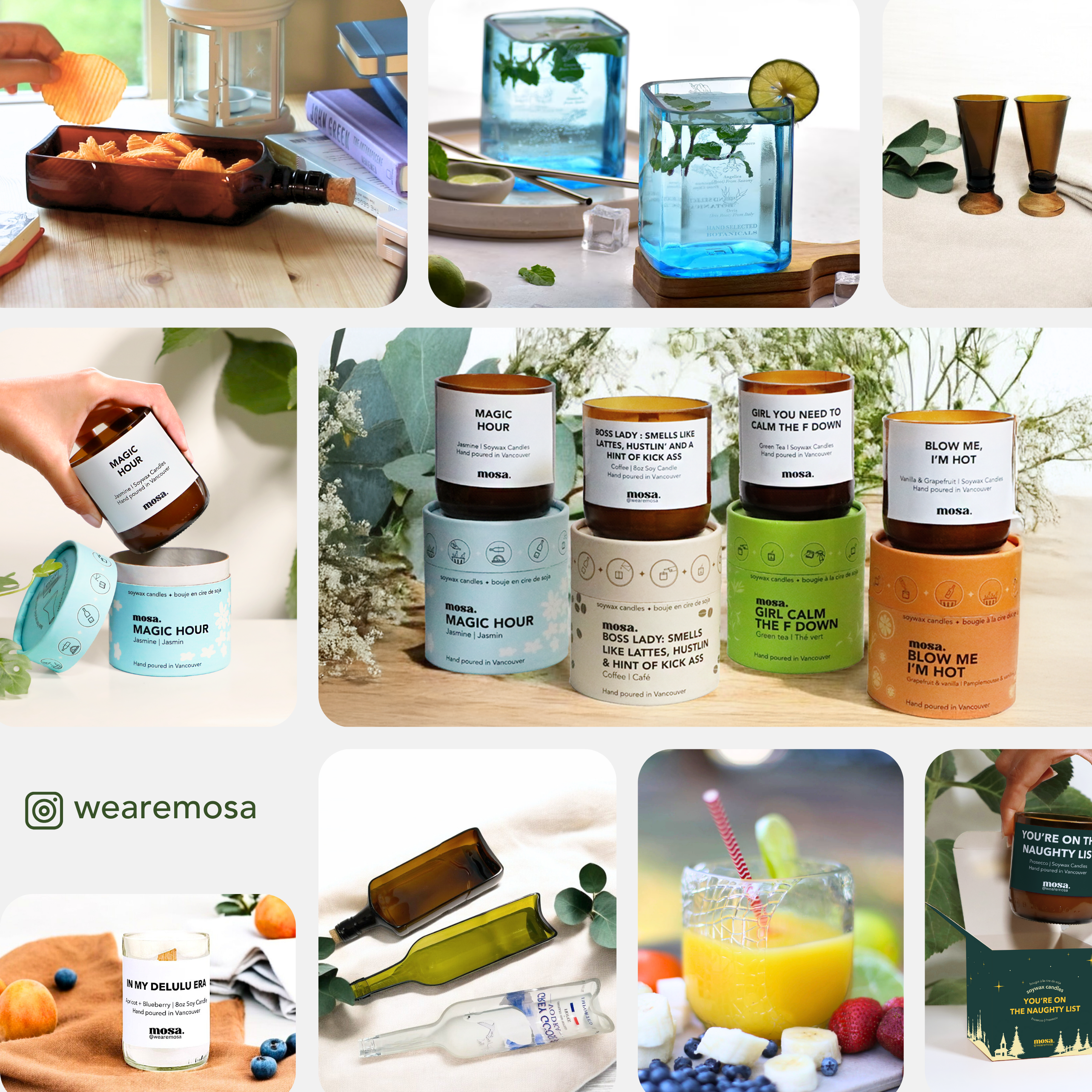 Mosa - Wholesale Decorative Tray - Grey Goose Vodka Bottle Glass Platter7