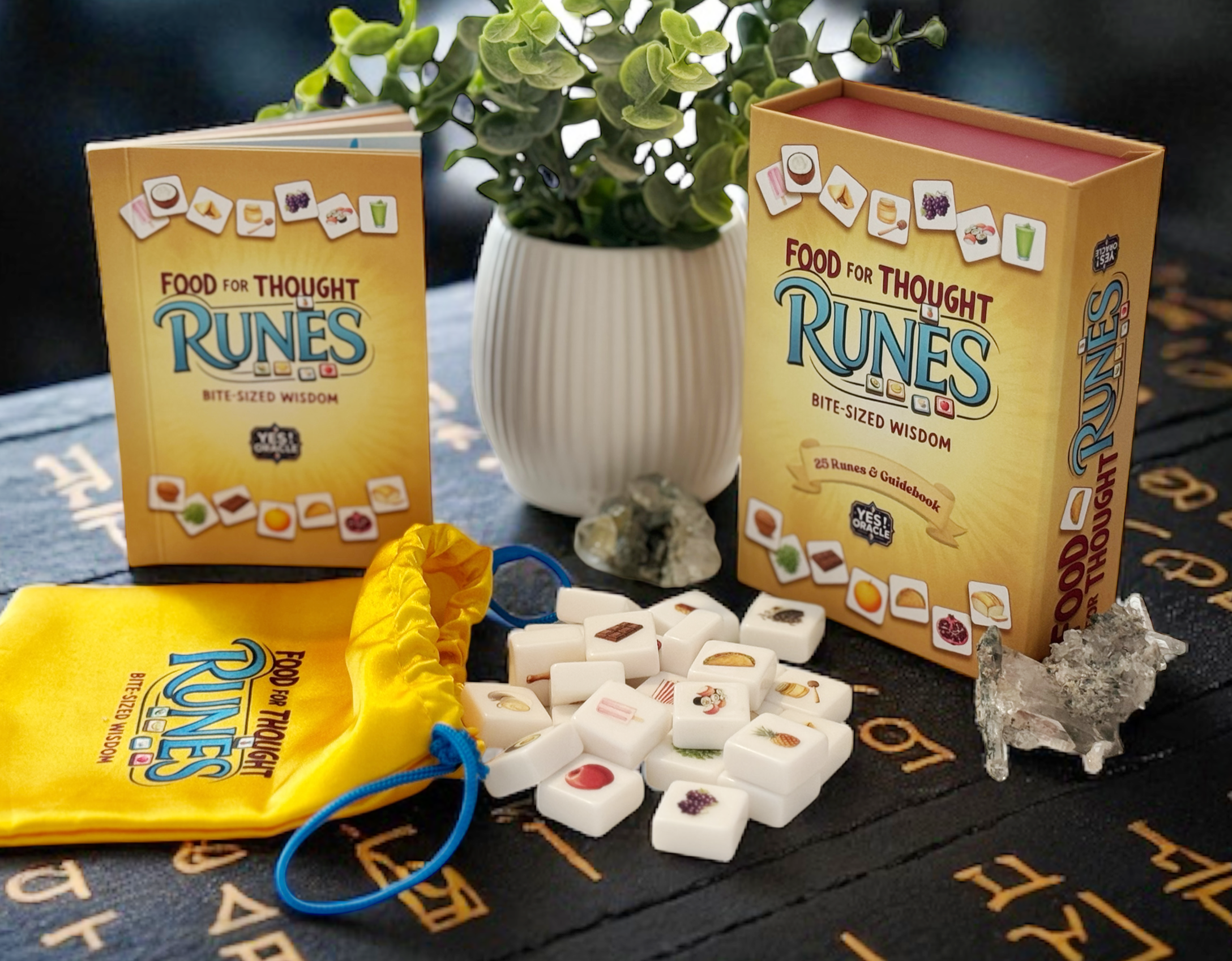 Yes! Oracle - Wholesale Tarot Cards - Rune Set - Food for Thought – Fun Divination by Yes! Oracle2