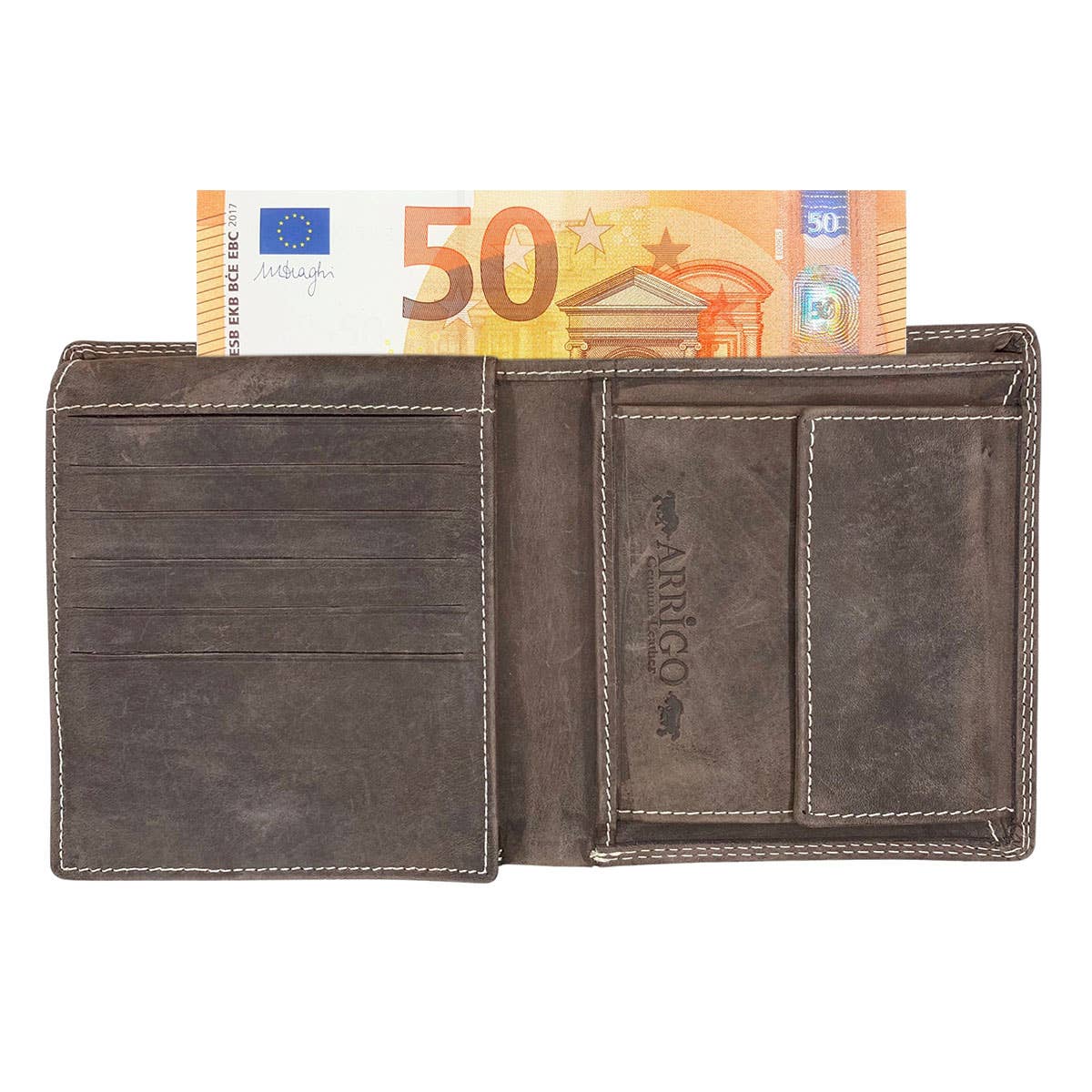 Arrigo - Wholesale Wallet - Men's - Wallet Men Billfold Model - Buffalo Leather - 3 Colours14