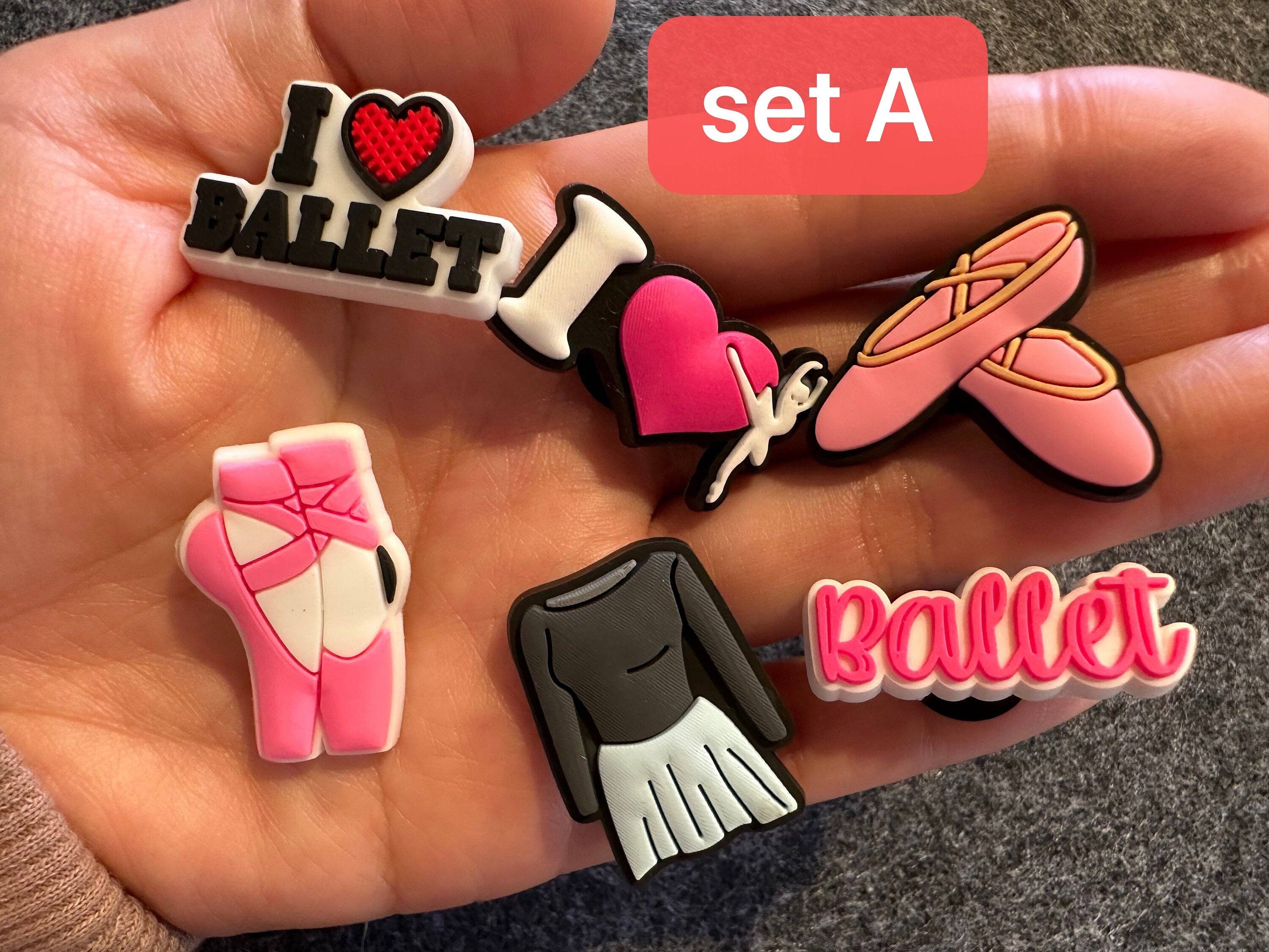 JuliesDecal - Wholesale Schoenaccessoires - Uniseks - Kies je eigen schoenbedels met een Dance Ballet-thema2