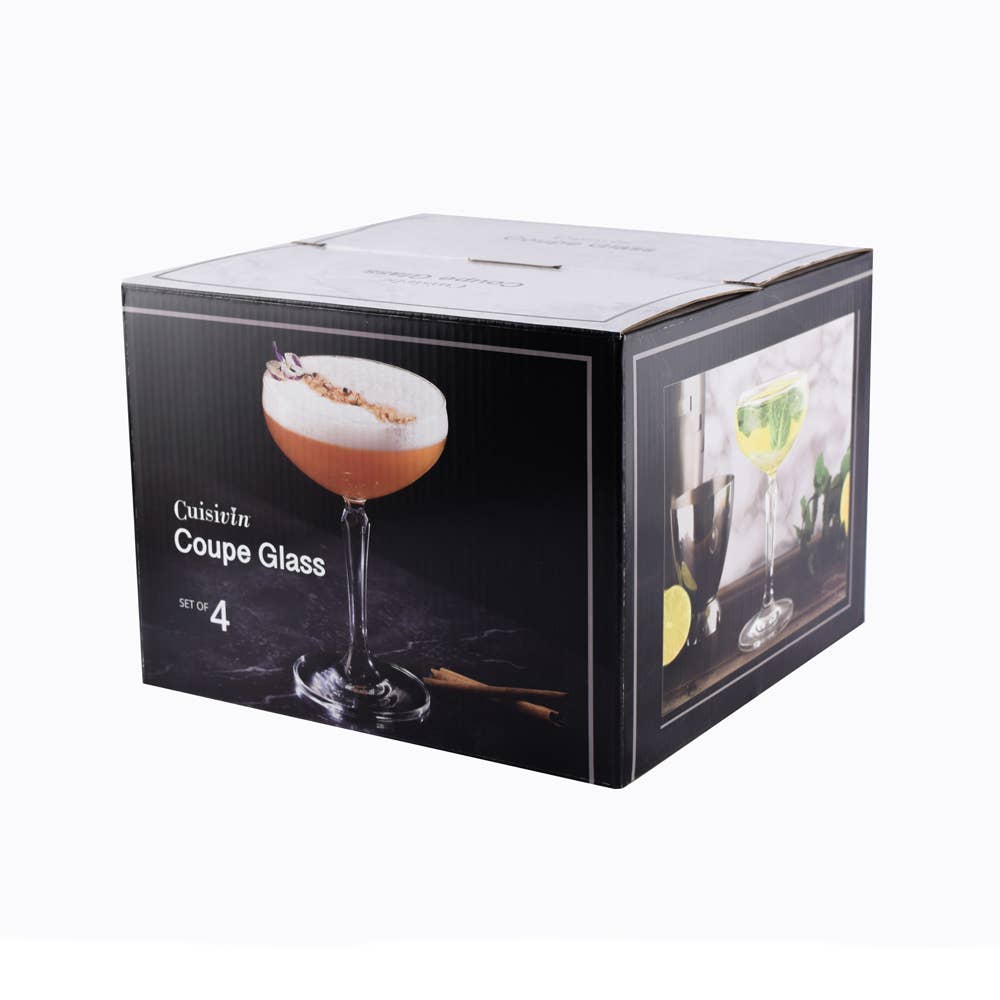 CUISIVIN - Wholesale Cocktail/Liquor Glass - Coupe Gift Set 215ml/7.25oz - 4pk (cost per glass)2