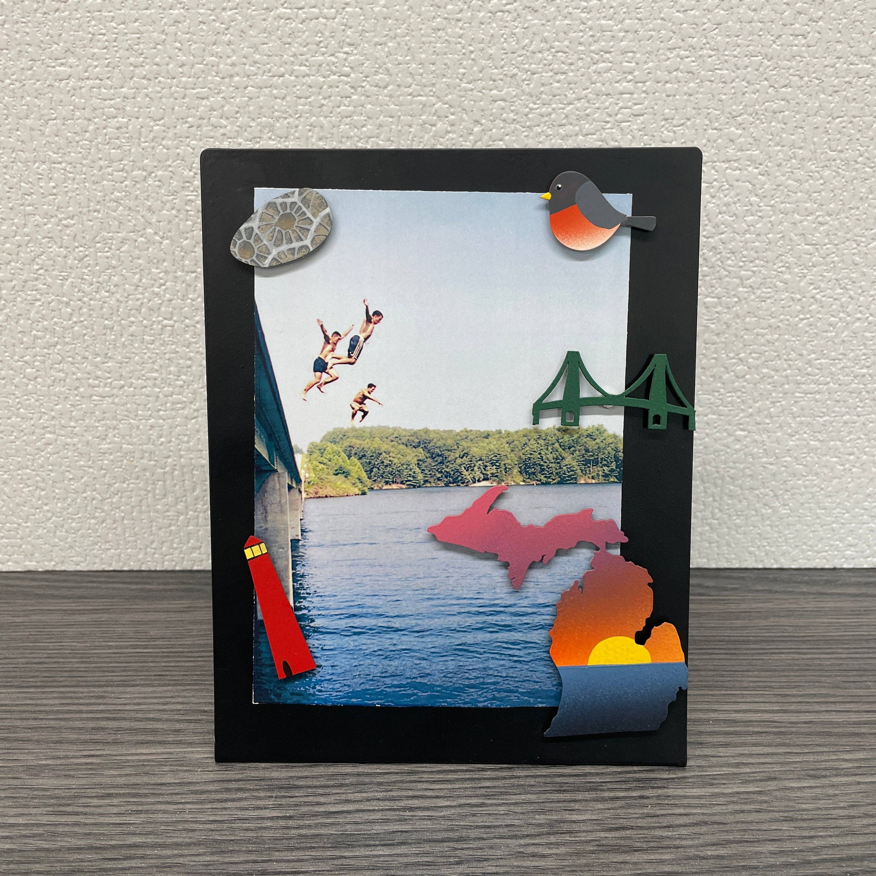 Roeda Studio - Wholesale Magnet - Beach Sunset Michigan Magnet3