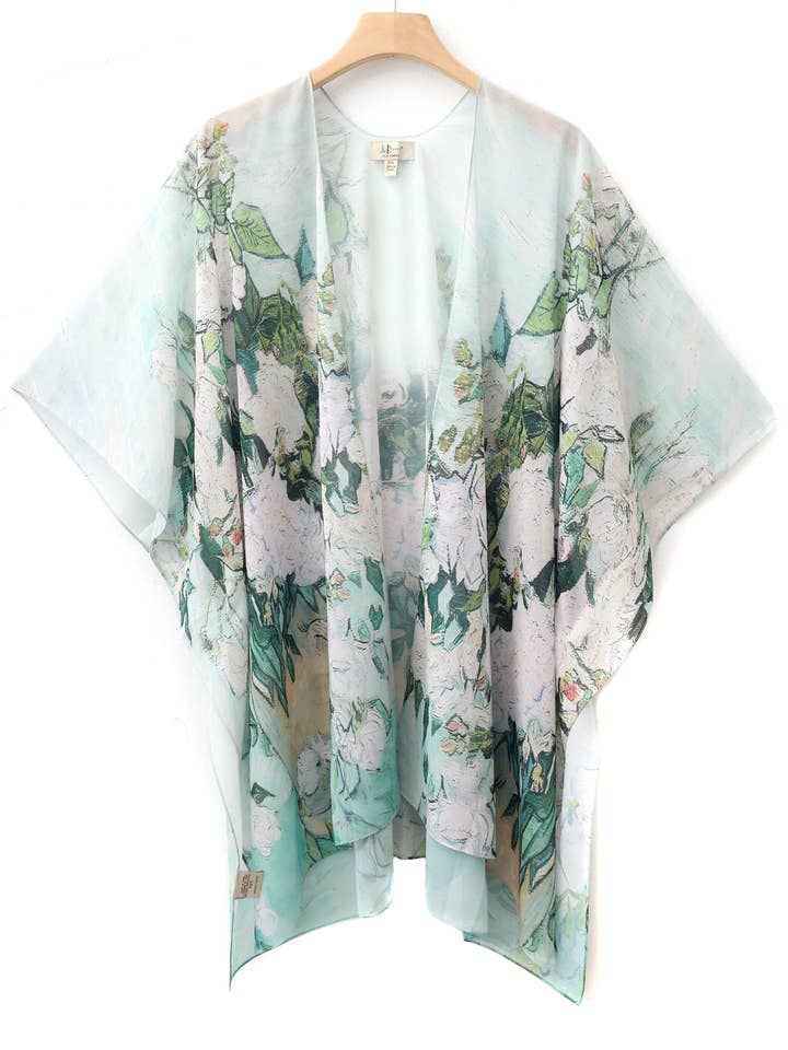 Rosas de Vincent van Gogh Quimono por atacado de JC Sunny Fashion