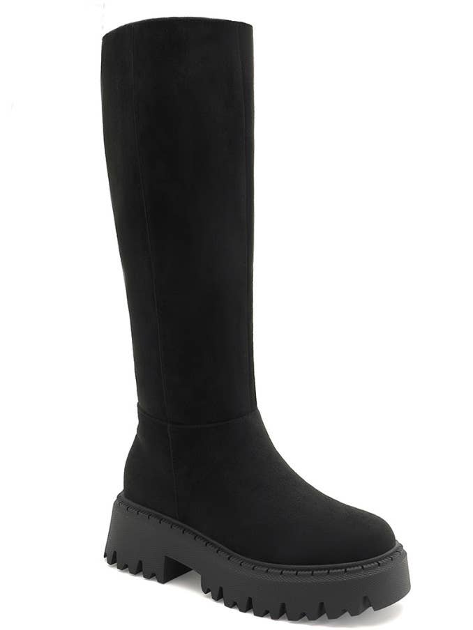 Joia Paris – wholesale Boots – Women’s – Trendy wedge boots in synthetic suede WZ-737