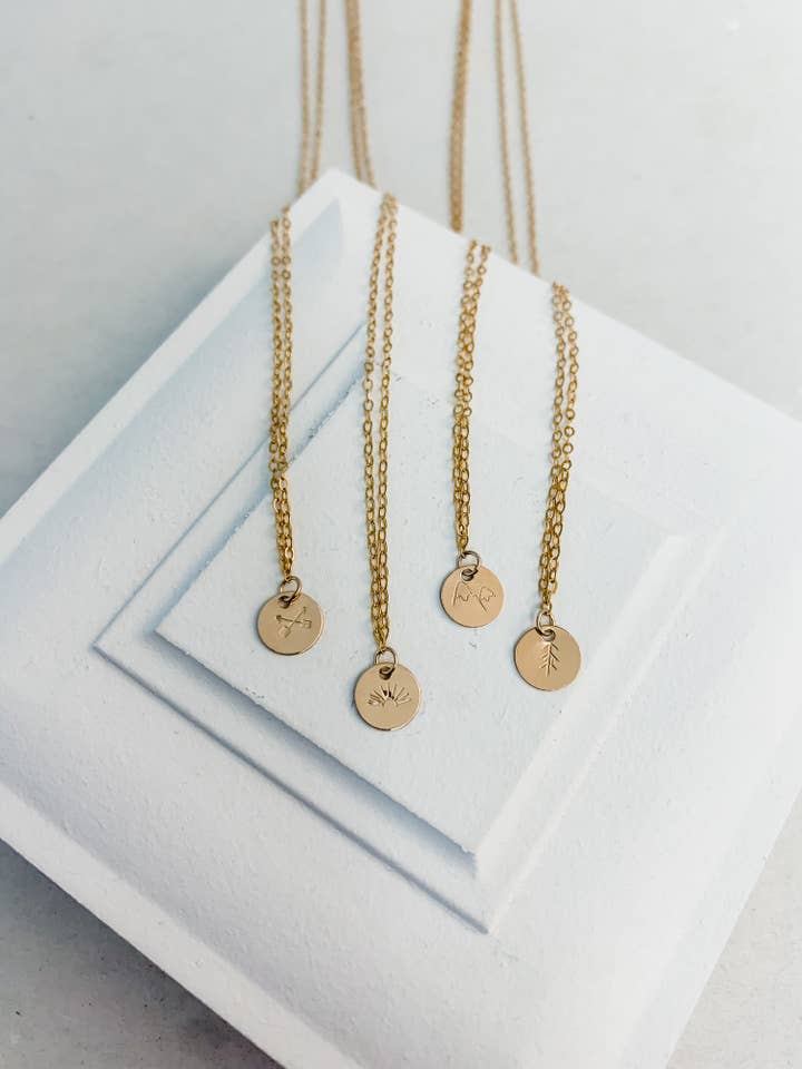 Adventure Coin Necklace for wholesale by Simply Jules Jewelry