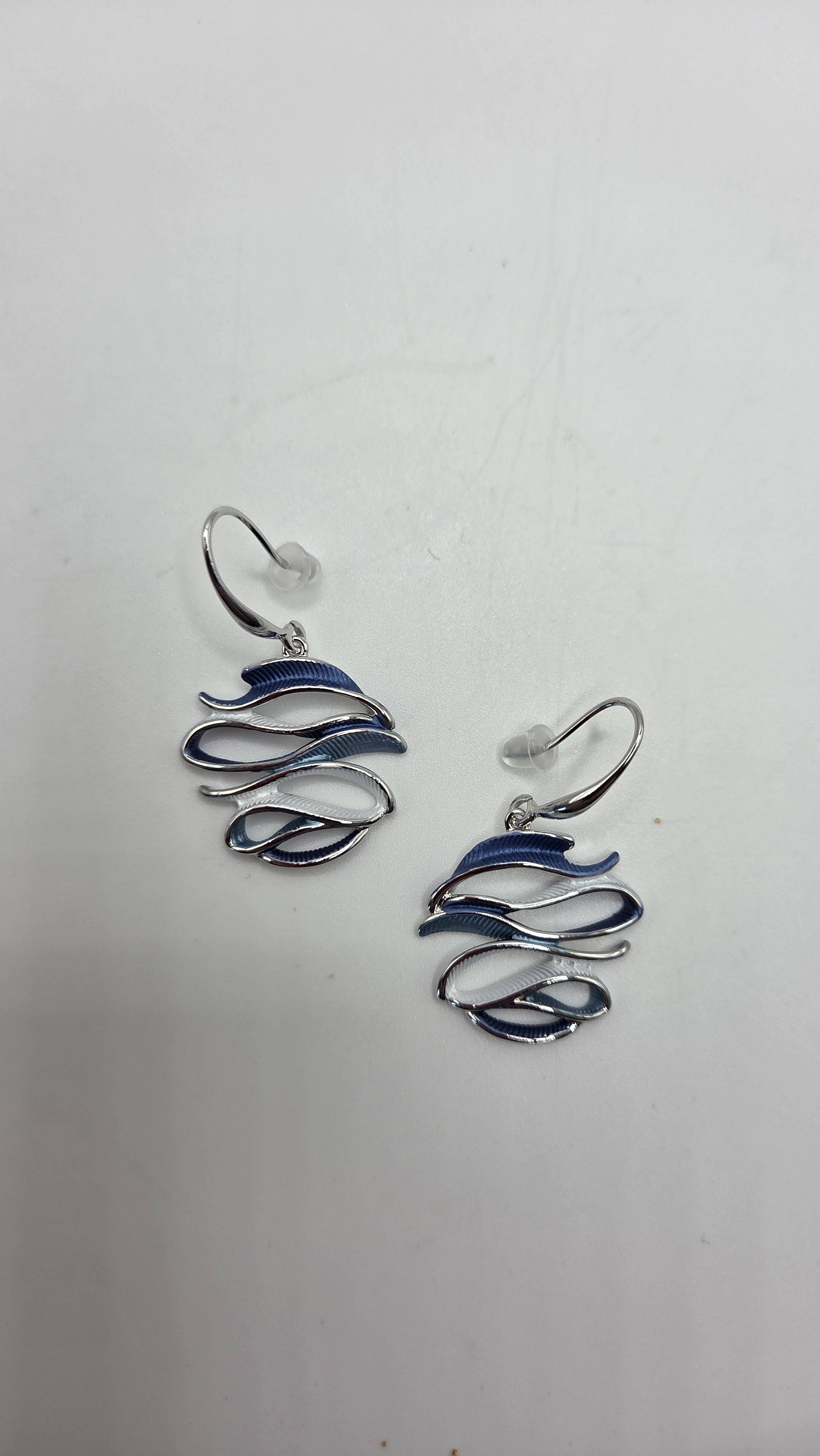 Captiva Blu Jewelry - Wholesale Hoop Earrings - Zig-Zag Colorful Earrings0