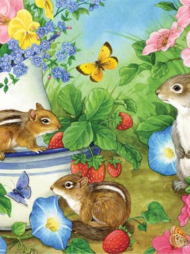 Squirrel Talk 35 Piece Jigsaw Puzzle in a Tray for wholesale by Cheatwell Games