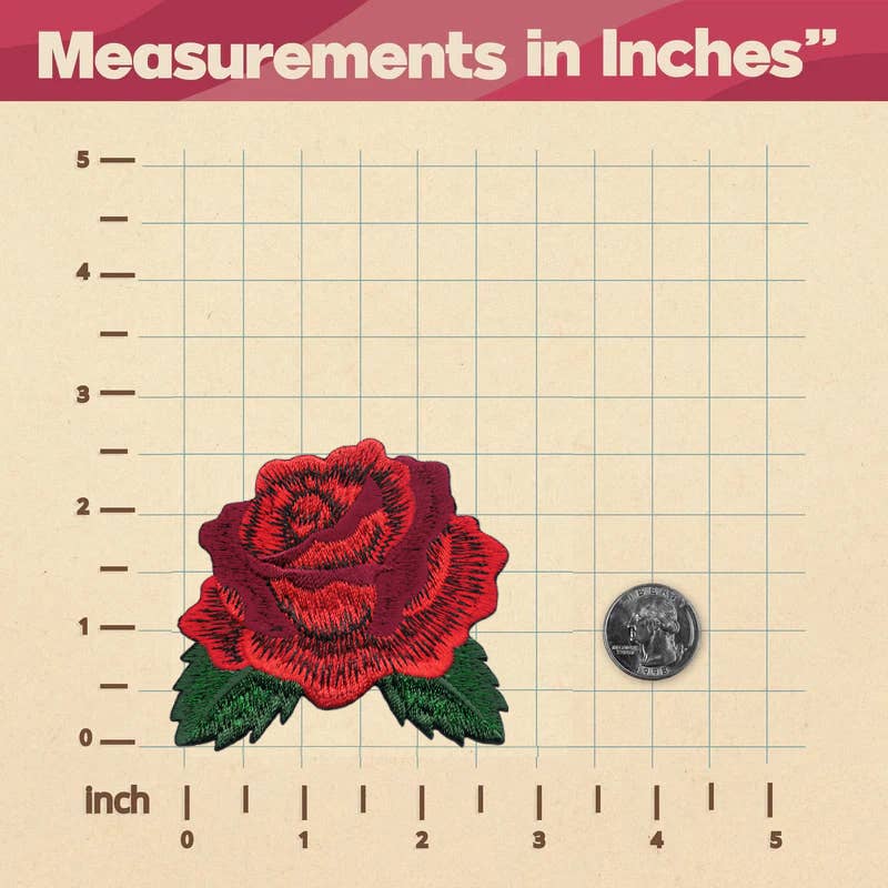 Kosmic Soul – wholesale Lapp – Röd ros med löv och gnistrande tråd1