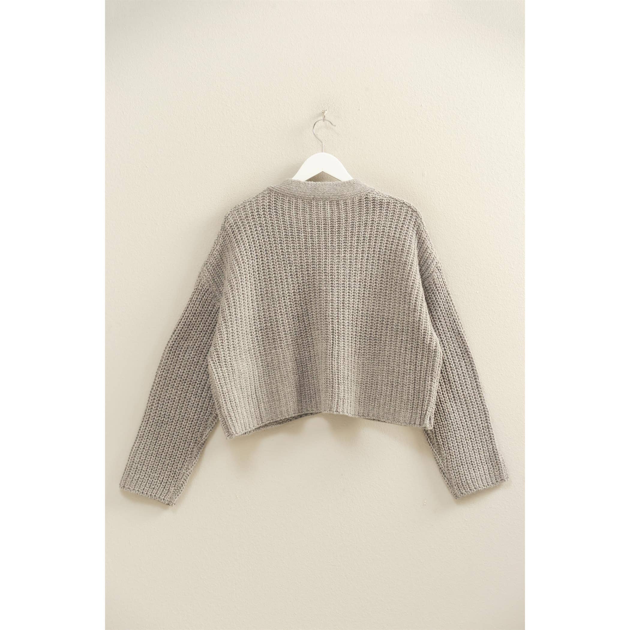 HYFVE - Wholesale Cardigan - Women's - Oversized Ribbed Sweater Cardigan17
