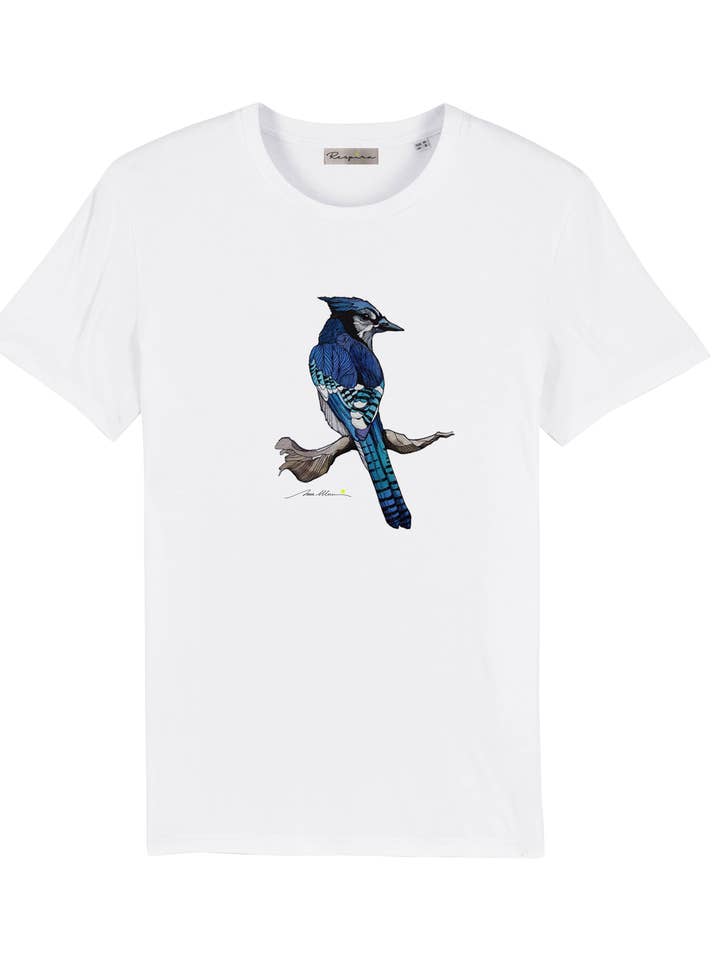 Camiseta | Big Blue Jay By Irene Meniconi para venta al por mayor de Respira