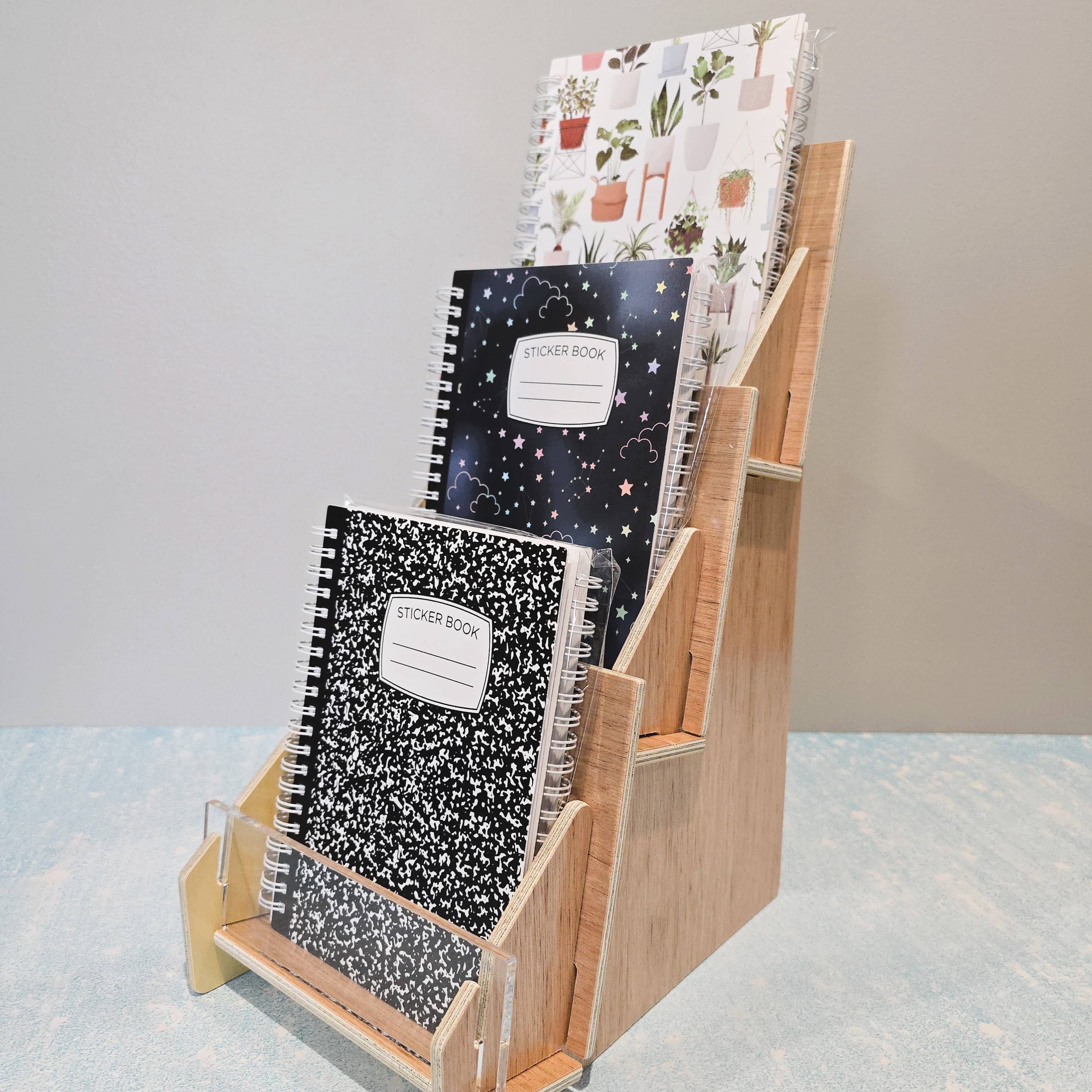 Expression Design Co - Wholesale Retailer Display - Paper & Novelty - Sticker Book Display Rack0
