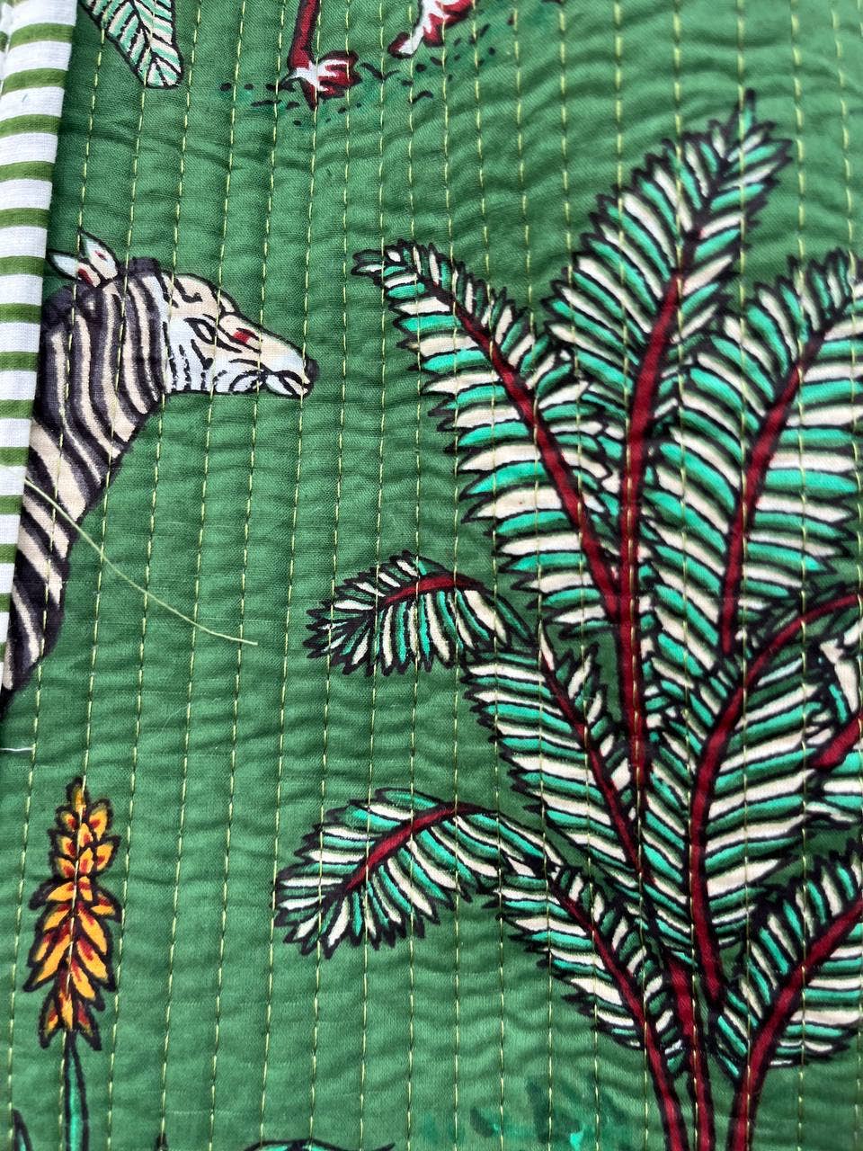 bhavnas boutique - Wholesale Shoulder Bag - Women's - Animal Printed Cotton Quilted Jhola Bag Women Shopping Bags 2