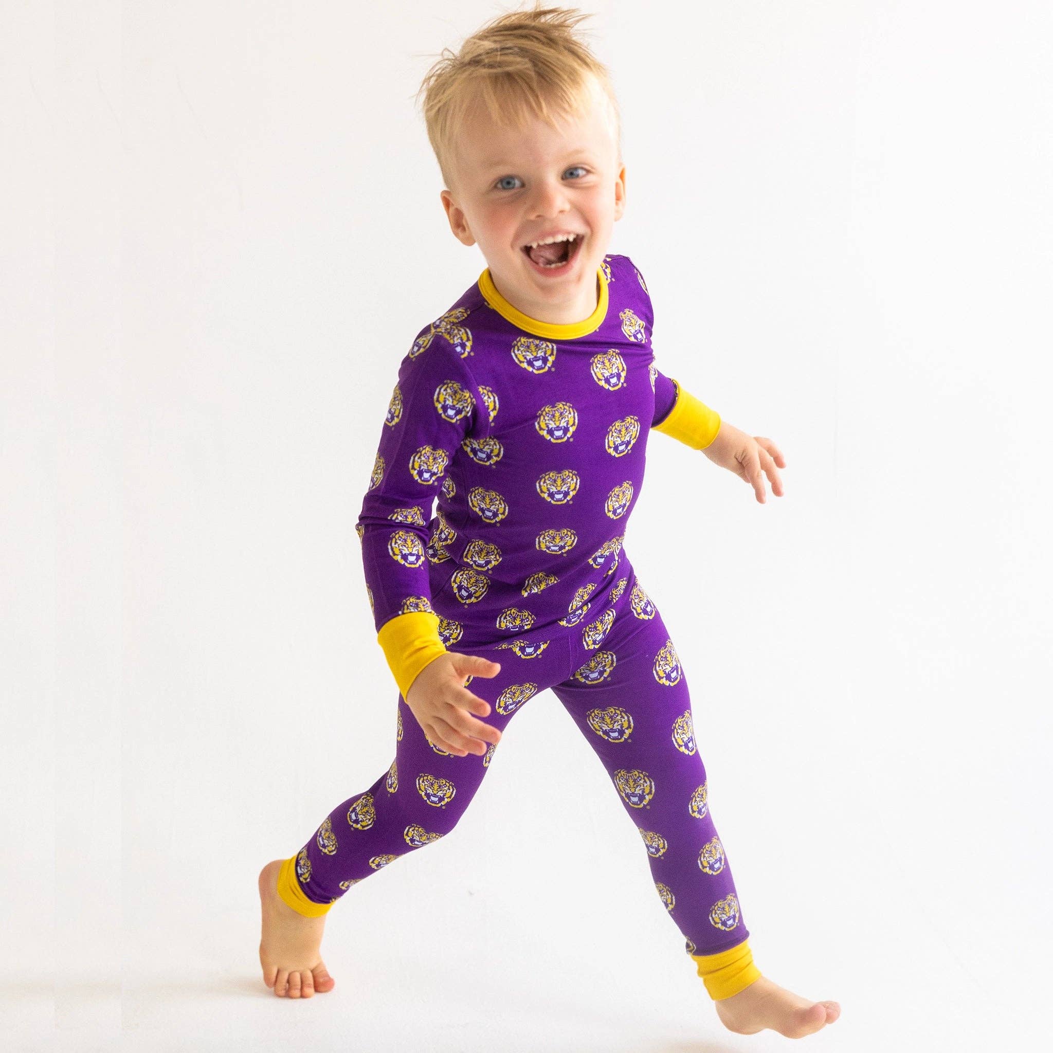 Tailgate Tikes - Wholesale Sleepwear Set - Kids - LSU TIgers Two-Piece Pajama Set0