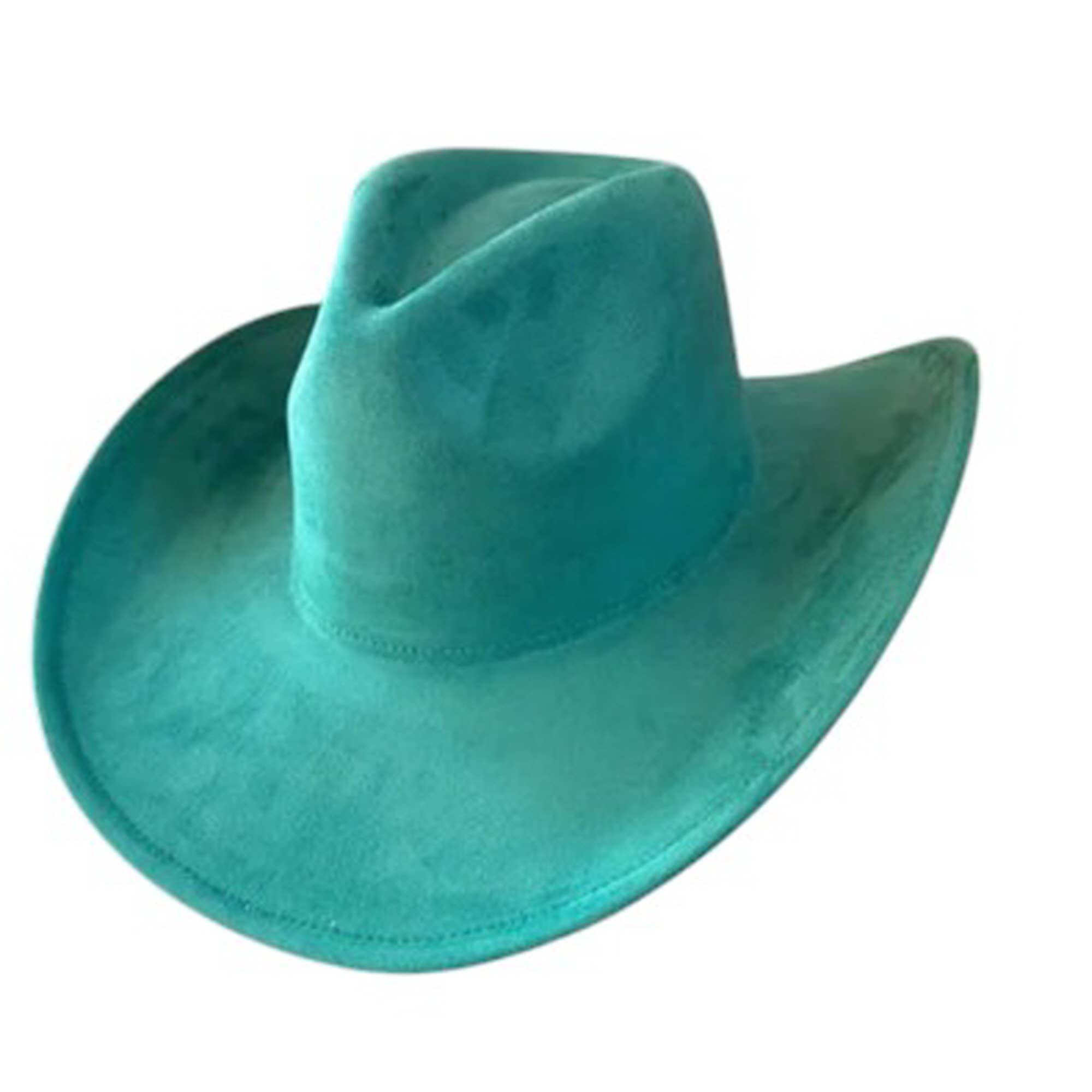 Portia Hat - Vendita all'ingrosso Cappello da cowboy - Unisex - Portia Hat Cappello cowboy in camoscio vegano alla moda - Best Seller16
