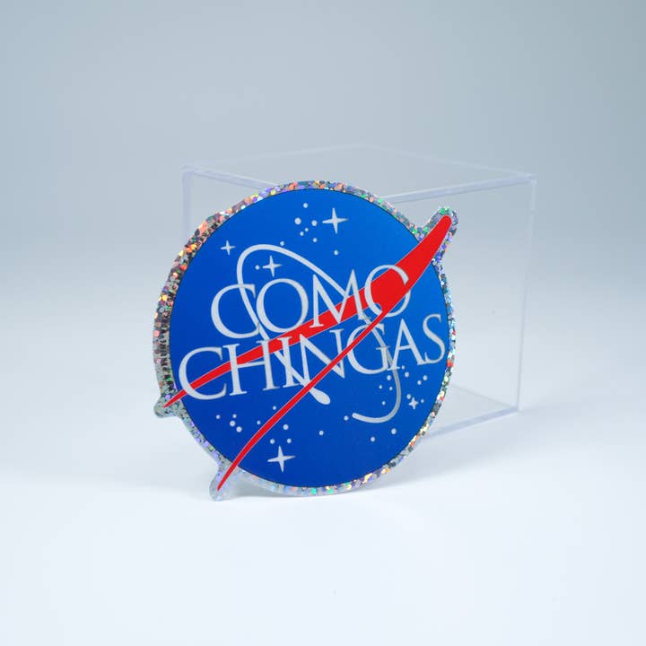 PARTIMEWORKS - Wholesale Sticker - Como Chingas (NASA) 3" Sticker5
