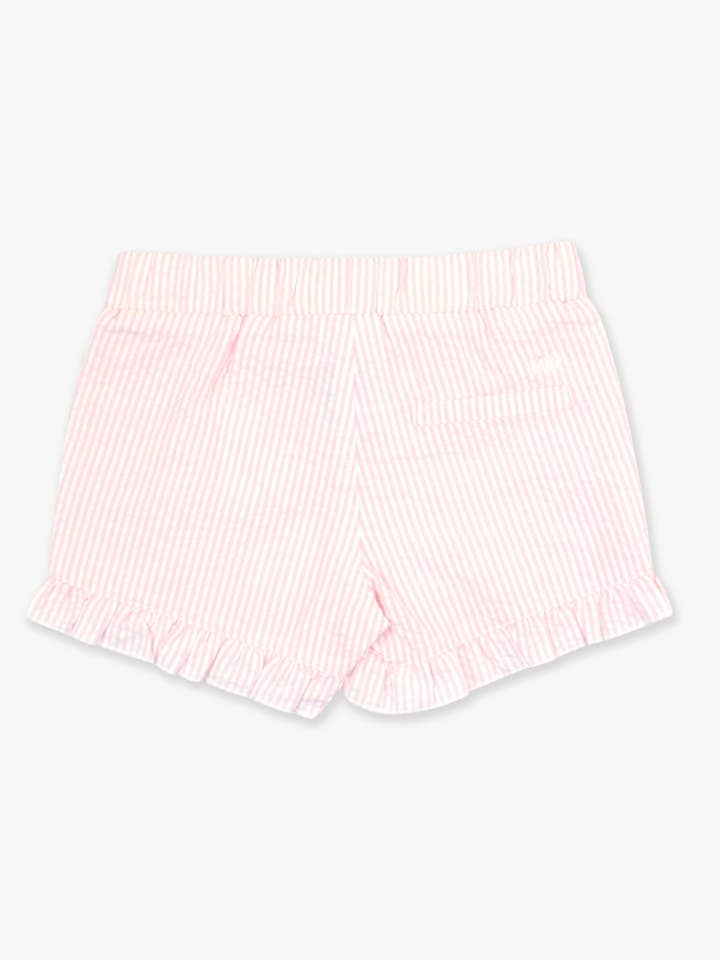 Toddler Girls Pink Seersucker Ruffle Trim Woven Shorts
for wholesale on Faire2