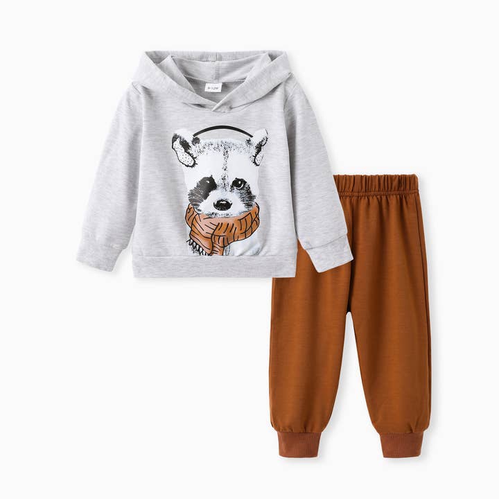 Baby/Toddler Boy Sweatshirt & Pants Set for wholesale by PatPat