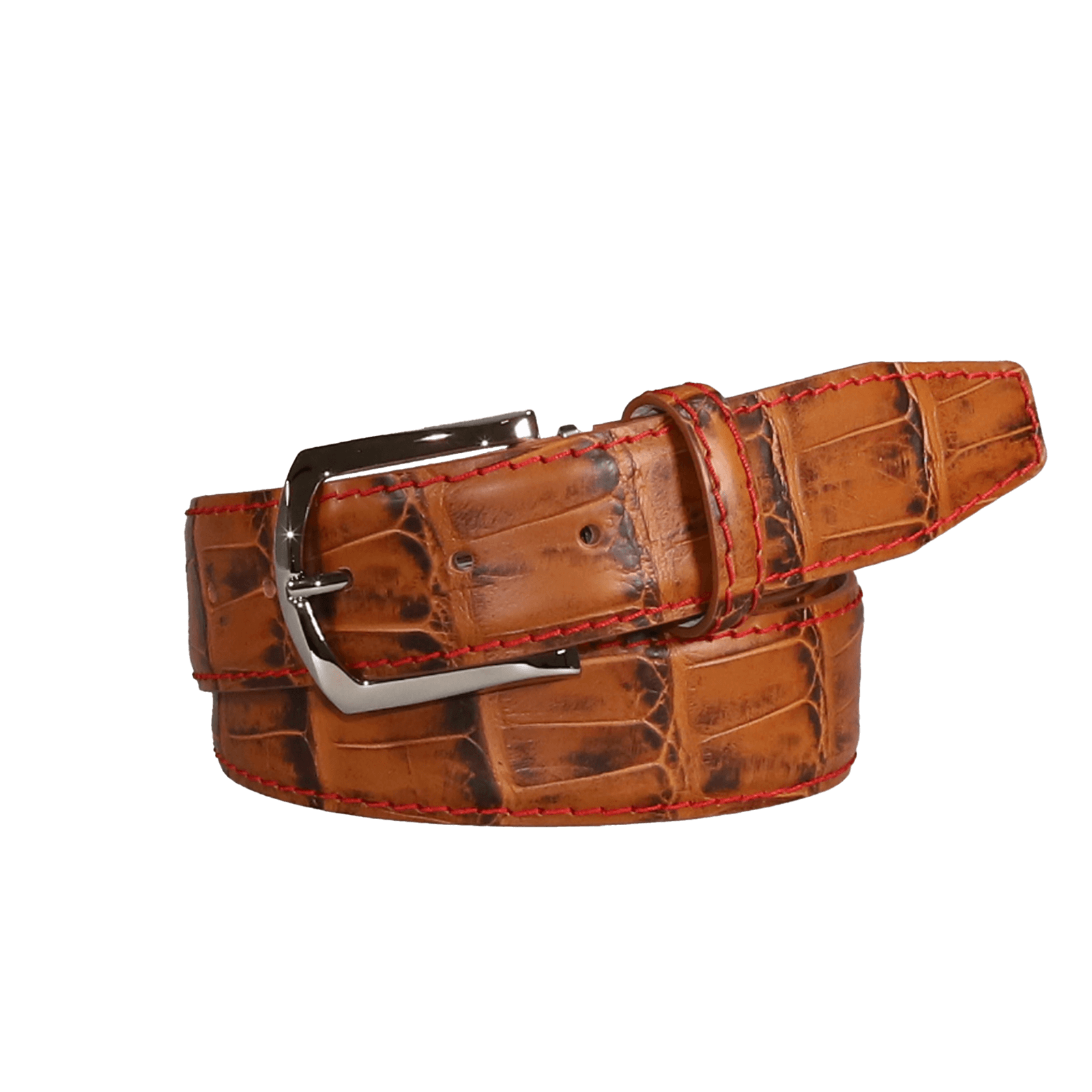 Roger Ximenez – wholesale Bälte - Herr – Whisky Mock Croc läderbälte9