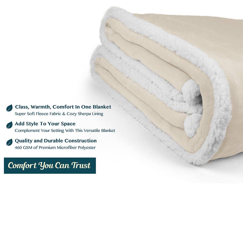 Pavilia – Manta para sofá por atacado – Cobertor Premium Sherpa Fleece57