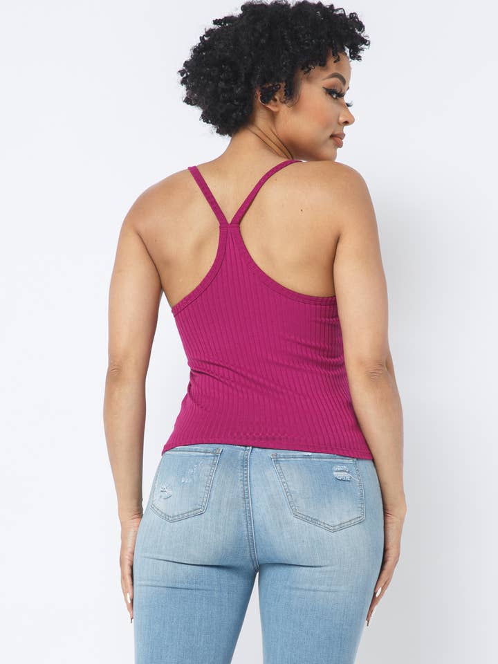 Julia by LoveJ - Wholesale Tank Top - Women's - Rib Racer Back Sleeveless Tank Top29