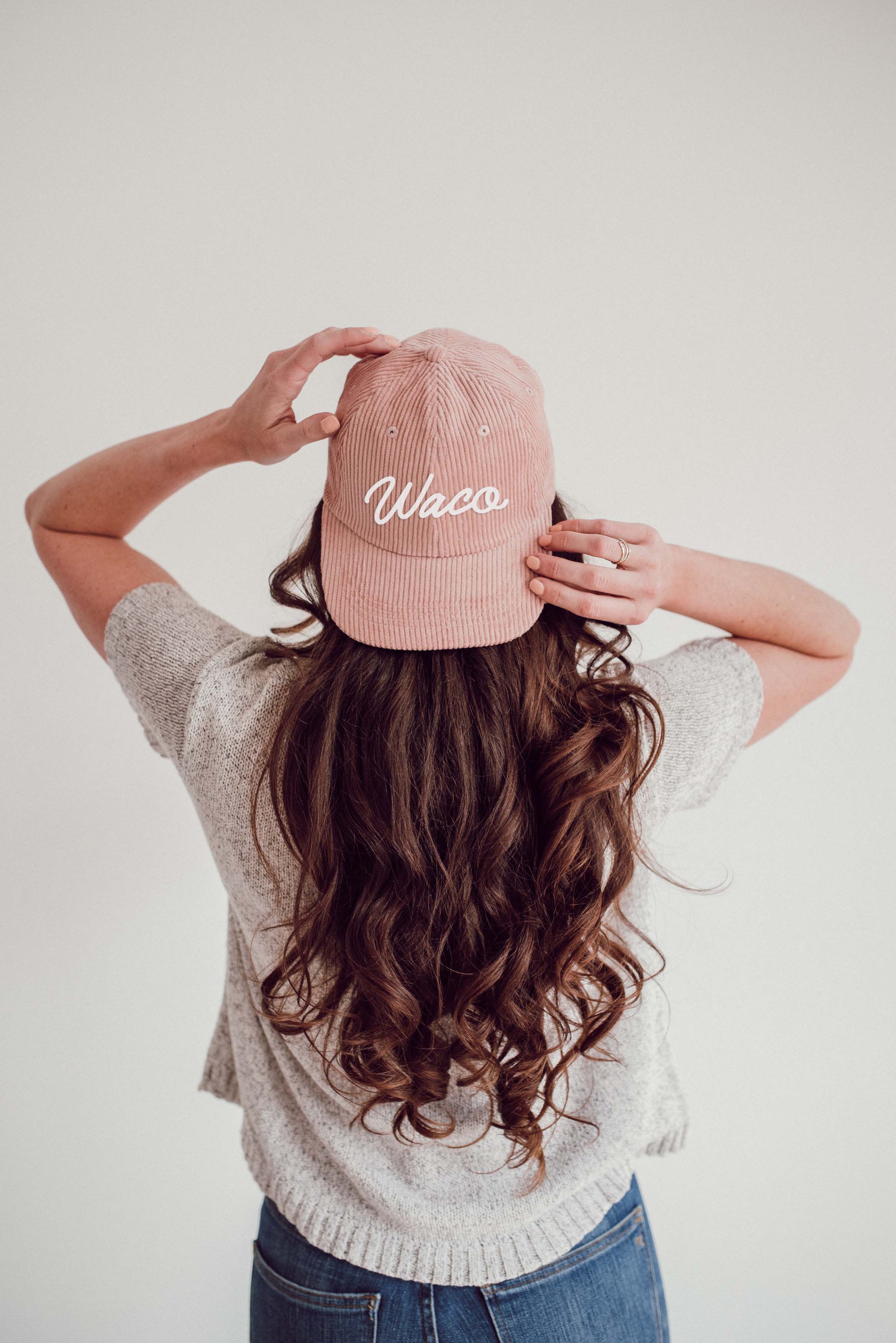 Frankie Jean - Vendita all'ingrosso Cappellino da baseball - Donna - Cappello Waco Cursive Corduroy1