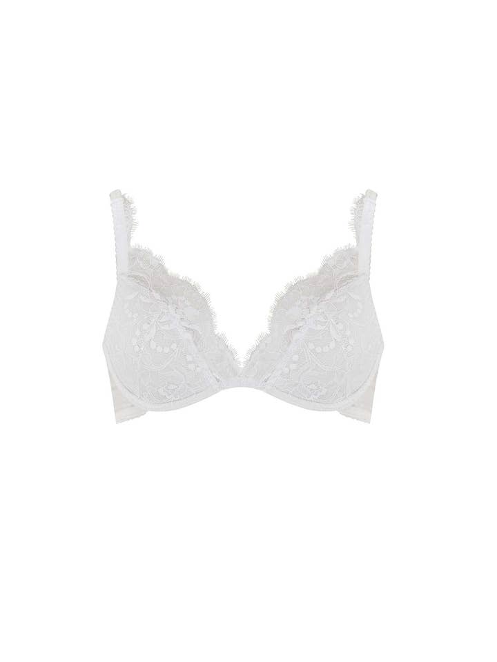 Reggiseno imbottito Signature - Bianco per la vendita all'ingrosso da parte di Fleur of England