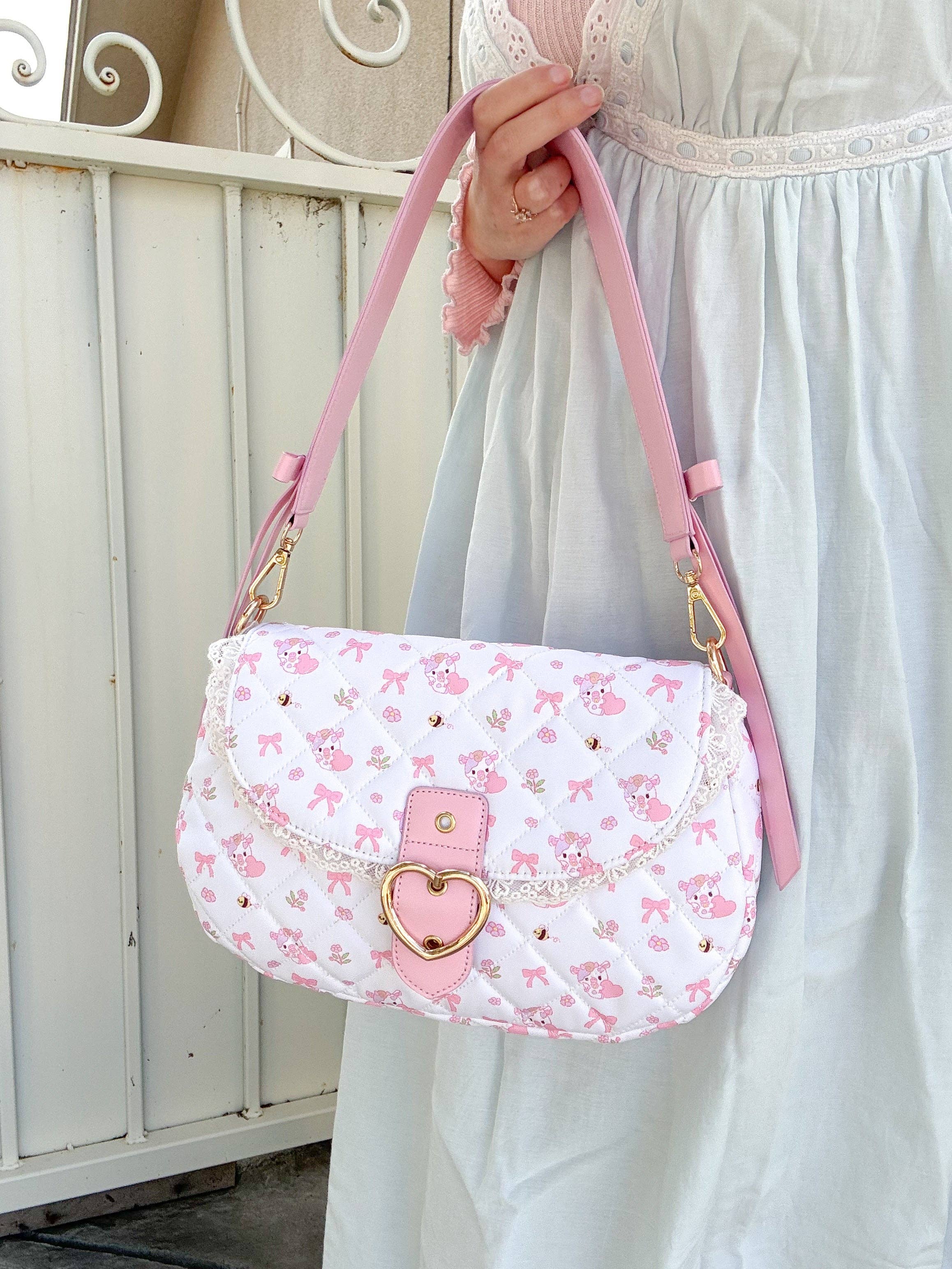 Basura Gang - Wholesale Shoulder Bag - Women's - Coquette Jolene Quilted Purse3