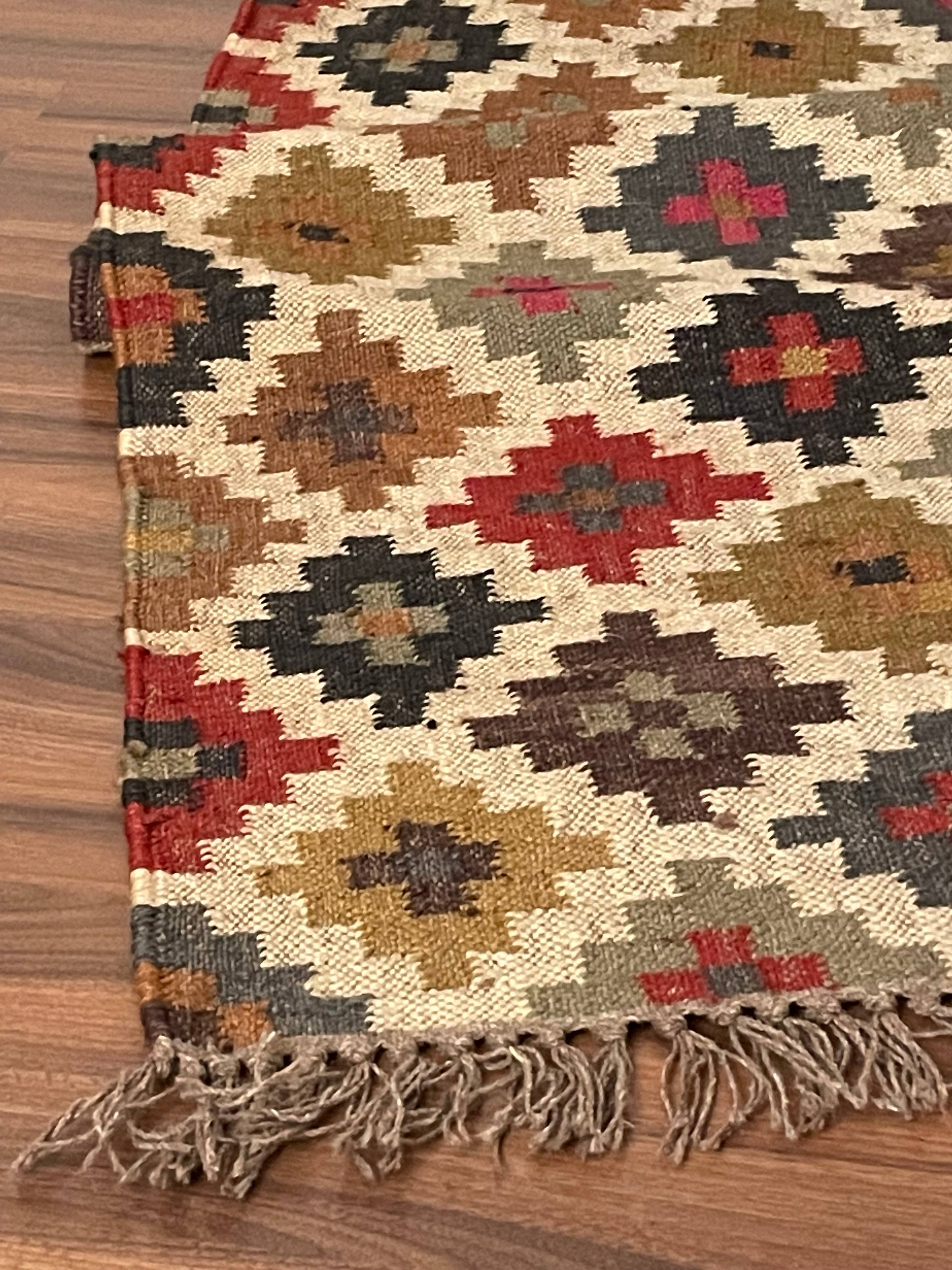 Rugs Boutique – Großhandel Läufer – Handgefertigter Kelim-Teppich Keshav, 3 x 12 Fuß5