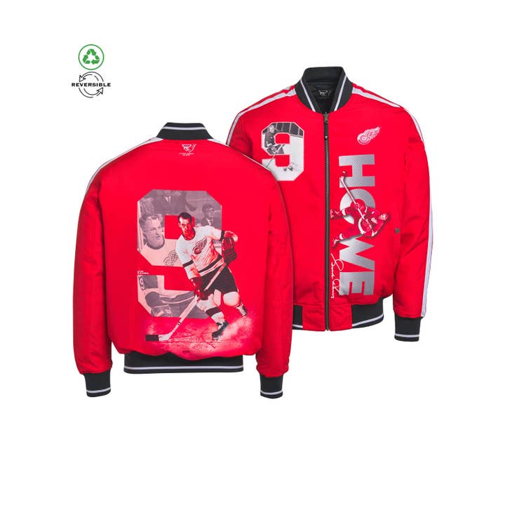 Gordie Howe Reversible Bomber Jacket for wholesale by FE